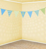 girlqnd-s-triugulnici-za-dekoraciq-na-bebeshko-parti