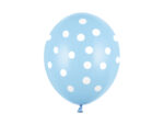 sin-lateksov-balon-na-beli-tochki